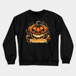 evil pumpkin Crewneck Sweatshirt